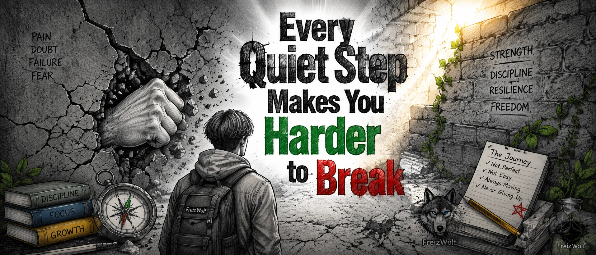 Every Quiet Step Makes You Harder to Break